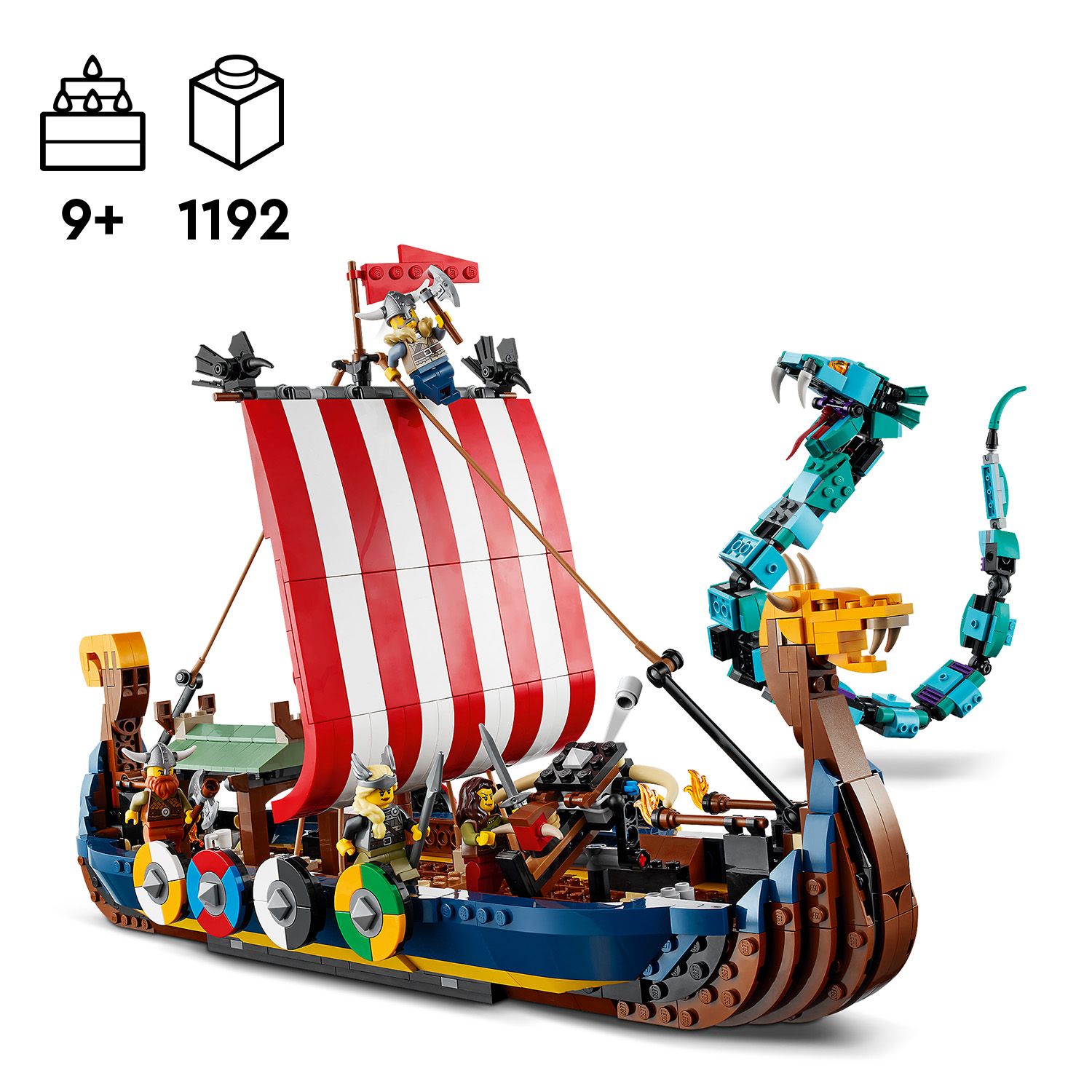 Příběhy s vikingy LEGO® na moři i na souši